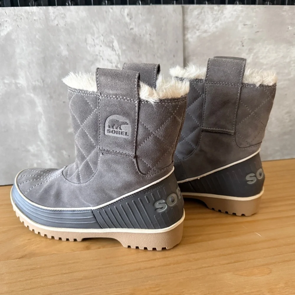 Sorel Tivoli II Suede Winter Snow Boots Women’s Size 7.5 - Picture 2 of 7
